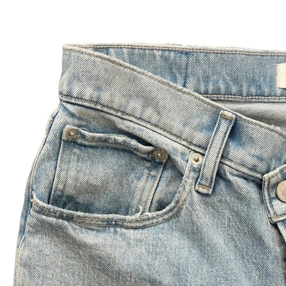 ❌SOLD Abercrombie & Fitch Ultra High Rise 90s Straight Jean Criss-Cross Waist 31 - Picture 5 of 13